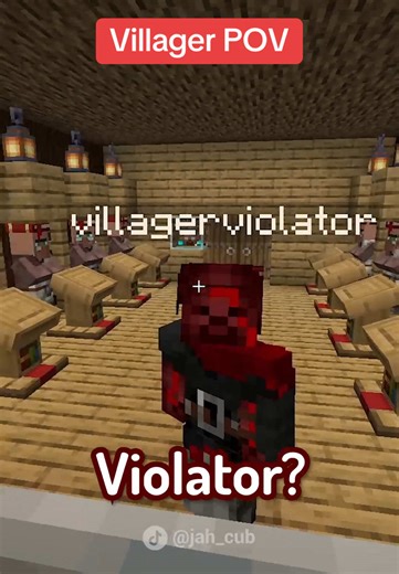Minecraft Villager POV: Surviving the Mutant Vindicator