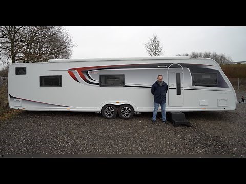 World's longest traveltrailer: KABE HACIENDA 1000 TDL E3 DU 2021. Roomtour and walkaround.