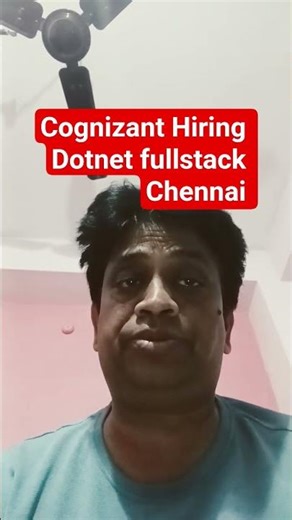 Don't Miss Out on COGNIZANT's .NET Developer Opportunity in Chennai