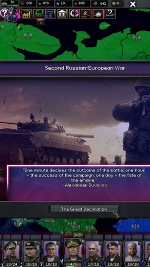 Hoi4 TFR 2nd European War Super Event #tfr #heartsofiron4 #thefirerises #gaming #russia #war #europe