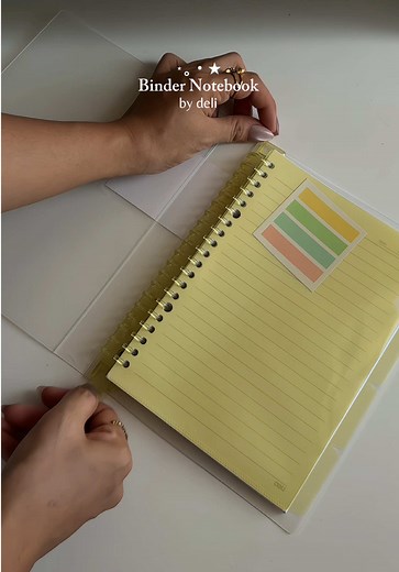 Refillable A5 Binder Notebook Guide