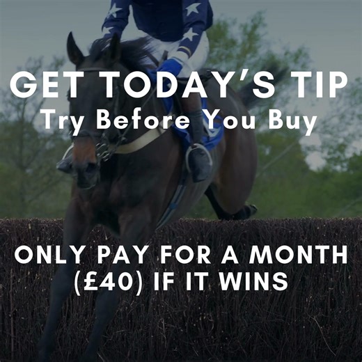 STRONG TIP runs today: This horse is top-class. Nothing has been left to chance. Only Pay If You Win - Click 'Learn More' | Racecourse_Side