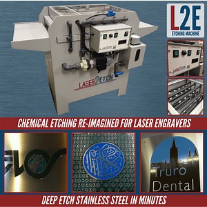 Chemical Etching Process |  Laser2Etch | Deep Etch Metal in Minutes