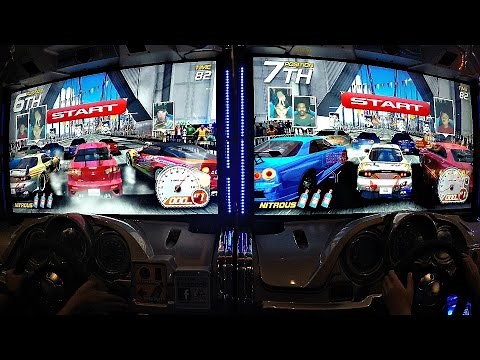 Dead Heat Street Racing Arcade Game 2 Player Competition