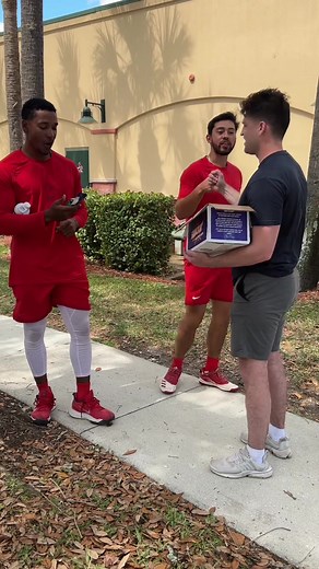 Replying to @redbirds.post sampling Sunflower Seeds with the Cardinals 🤝