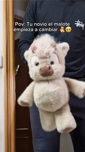 Tengo el mejor novio 🥹 #regalospareja #peluche #peluchegigante #plushies #regalonovia