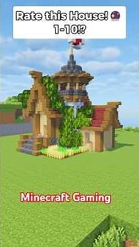 Fantasy House in Minecraft #minecraft #minecraftbuild