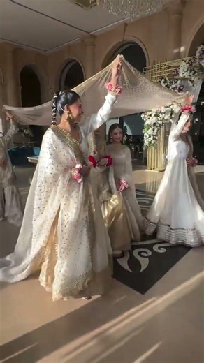 Nikkah inspiration for you all decide gharara or dress for bridesmaid on a nikkah #wedding #bride