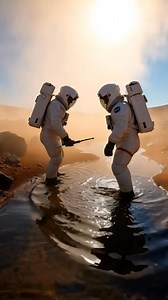 NASA team discovers a flowing river on Mars 🌊🪐 — a historic moment that changes everything! #NASA #MarsDiscovery #AIStudio #SpaceExploration #RealisticVideo #ViralVideo | Touropia