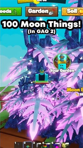 100 moon blooms 🤑 #roblox #gag2 #growagarden2