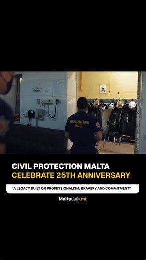 Malta Daily on Instagram: "Civil Protection are celebrating their 25th anniversary today; over two decades filled with dedicated people focused on keeping us all safe! In a heartfelt but also thought-provoking video, the department shares the feeling that hits when the bell rings, indicating an emergency. “When the bel rings, when the call is given, everyone goes out with one motive: to save and protect,” stated Peter Paul Colerio, the Director General of CPD. The department shared this on their