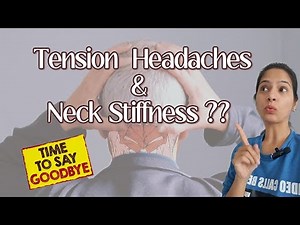 Suboccipital Muscle Stretch for Headaches, Neck Muscle Spasm and Stiffness - By Physiotherapist
