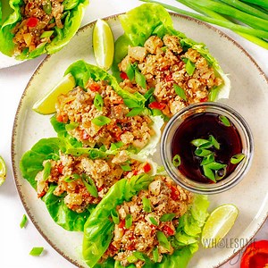 Chicken Lettuce Wraps (20 Minutes) - Wholesome Yum