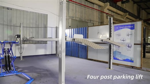 Hot Sale 4 Post Car Automotive Lift Hydraulic Machine for Vehicle with CE Elevator Four Post Car Lift for Lift Equipment