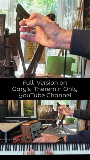 Theremin & Piano Impro HOPE SPRINGS ETERNAL - claravox #youtubeshorts