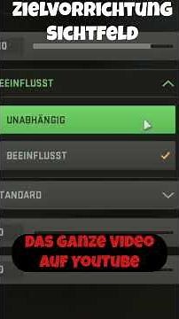 OP SETTINGS!! MW2 Settings Guide - die besten Modern Warfare 2 Einstellungen #shorts