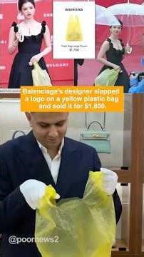 Balenciaga Trash Bag $1790 🤯 Designer Plastic Bag Sparks Outrage
