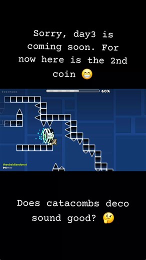 Is this a good 2nd coin? 🤔 #GD #gd #geometrydash | Geometry Dash