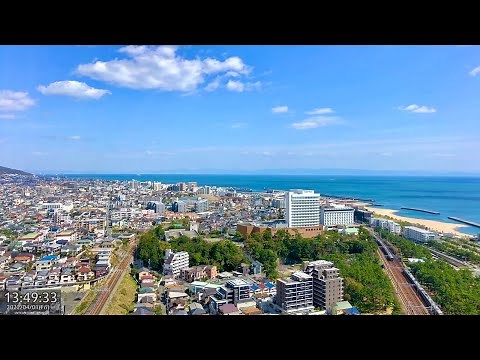 神戸ライブカメラ 舞子公園 [6/24] Kobe LIVE Webcam Archive JR神戸線舞子駅 山陽電車 阪神電車 鉄道列車運行状況