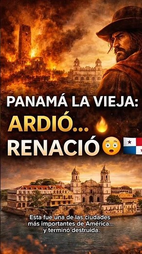 😮 👉 Panamá la Vieja: la ciudad que ardió y volvió a nacer 🔥🇵🇦#historia #datoscuriosos