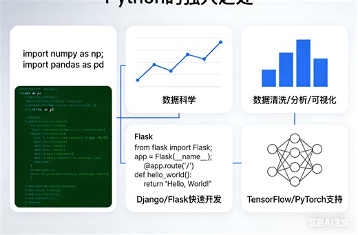 Python的优点50句话来讲解