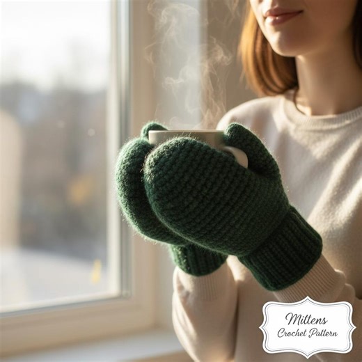Mittens Crochet Pattern Pdf, Beginner Friendly, Digital Download - Etsy Canada