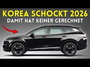 Diese 6 Koreanischen Autos Machen 2026 ALLES PLATT!
