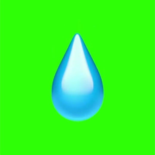 3d water drops on green screen no copyright|| copyright free #greenscreen #viral #shorts