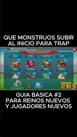 #lordmobile "¡Sube estos monstruos ya! Guía Parte 2 - Lords Mobile""Jugadores nuevos: Monstruos