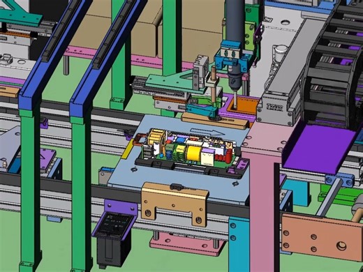 解压一下工程师设计方案 #机械设计仿真模拟 #仿真模拟 #机械设计动画 #机器人仿真软件 #自动化模拟设计