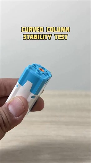 Bricks Master Builders on Instagram: "Curved Column Stability Test #lego #legotechnic #mechanical #mechanism #experiment"