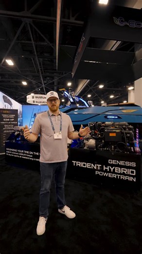 Introducing the world’s first hybrid wakesurf boat from Genesis Marine Technologies powered by an advanced hybrid electric powertrain. With 1,420 lb-ft of torque, 530 HP, and up to 4x the range of traditional fuel systems, this platform delivers next-level efficiency and performance—brought to life through the groundbreaking partnership between Genesis and @indmar! #nauticalnetwork #boatsgonewild #genesismarinetechnologies | Boats Gone Wild