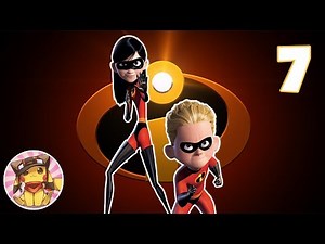 THE INCREDIBLES Part 7 - Violet And Dash In Action (Game Movie Walkthrough) [1080p]