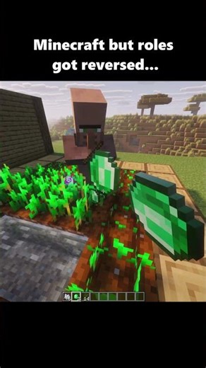 Minecraft but roles got reversed 💀