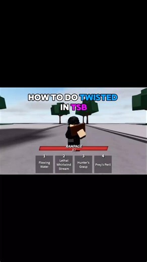 how to do twisted in tsb #roblox