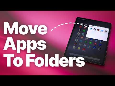 How to Organize Apps into Folders on Android Tablets