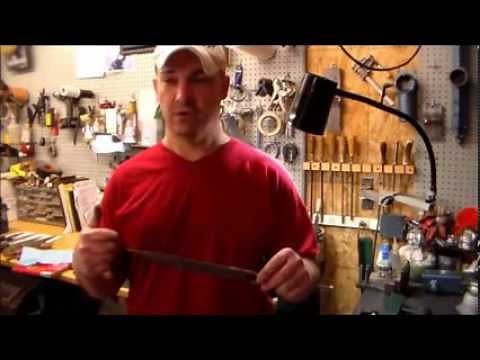 Nick Wheeler Hand sanding knives 101