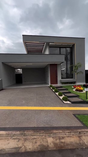 Modern Two Storey House Design with Exterior Details