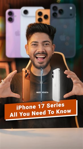 iPhone 17 Series Launched 🔥 Here is what you all need to know. Here are the Prices of iPhone 17 Series iPhone 17 starts at Rs. 82900 iPhone Air starts at Rs. 119900 iPhone 17 Pro starts at Rs. 134900 iPhone 17 Pro Max starts at Rs. 149900 #iphone17 #iphone17promax #iphone17series #iphone17pro #iphone17air #appleevent #iphone #ios26 | Mohit Verma