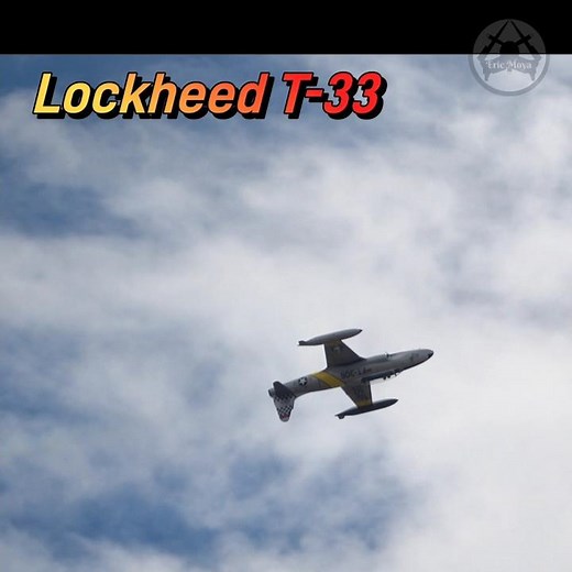 Watch an Inverted Pass by the Lockheed T-33 Shooting Star Jet Trainer #aviation #military #aircraft