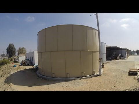 Superior Tank: Bolted Steel Tank Installation Time Lapse at Fuji Foods!