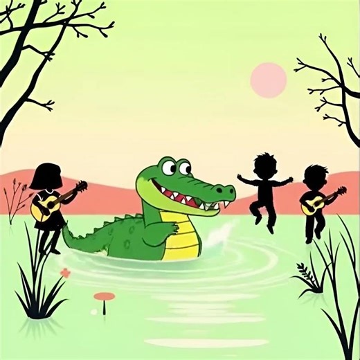 Chomp-Chomp Crocodile 🐊 #preschool #singalong #kidssongs #toddlermusic #nurseryrhymes #family #abc