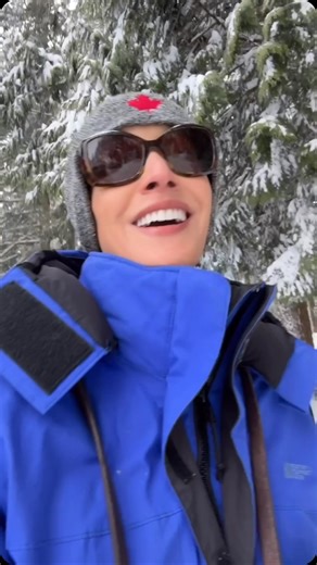 Jennifer Beals on Instagram: "Let it snow, let it snow, let it snow❄️ The mountain is there to make you stronger. ☺️"