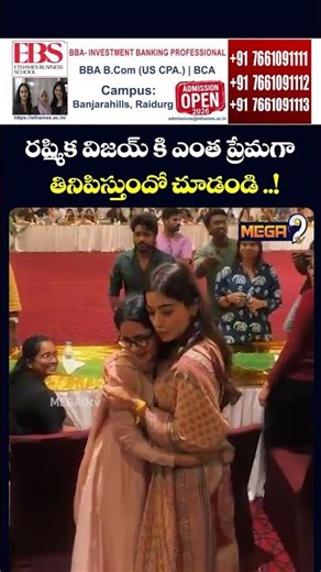 రష్మిక విజయ్ కి ఎంత ప్రేమగా తినిపిస్తుందో చూడండి ..! | Vijay Deverakonda & Rashmika Mandanna
