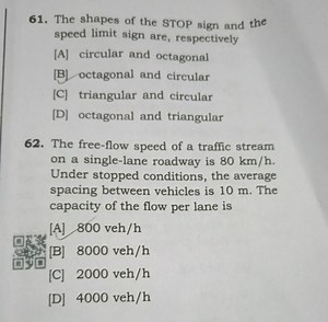 The shapes of the STOP sign and the speed limit sign are, respe... | Filo