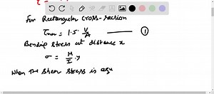 SOLVED:For the beam shown, determine (a) the maximum tensile and compressive bending stresses, (b) the maximum shear stress due to V, and (c) the maximum shear stress in the beam.