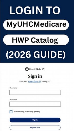 💻 Login to MyUHCMedicare HWP Catalog in Seconds! #shorts
