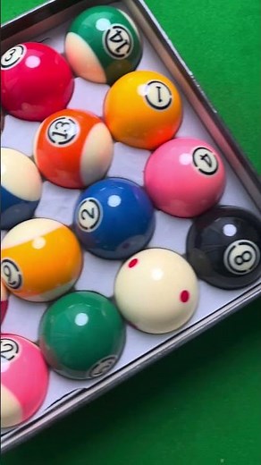 KONLLEN Billiard Balls Set 16 Pool Table Balls 2-1/4" Regulation Size