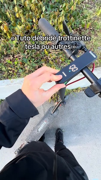 Tuto débridé pour trottinette électrique
