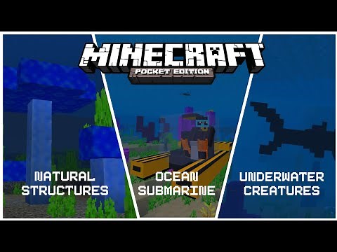 Top 10 AMAZING Ocean Exploration Addons/Mods for MCPE 1.18